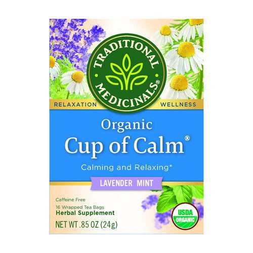 Traditional Medicinals, Organic Cup Of Calm, Tea Bags, 16 Ea